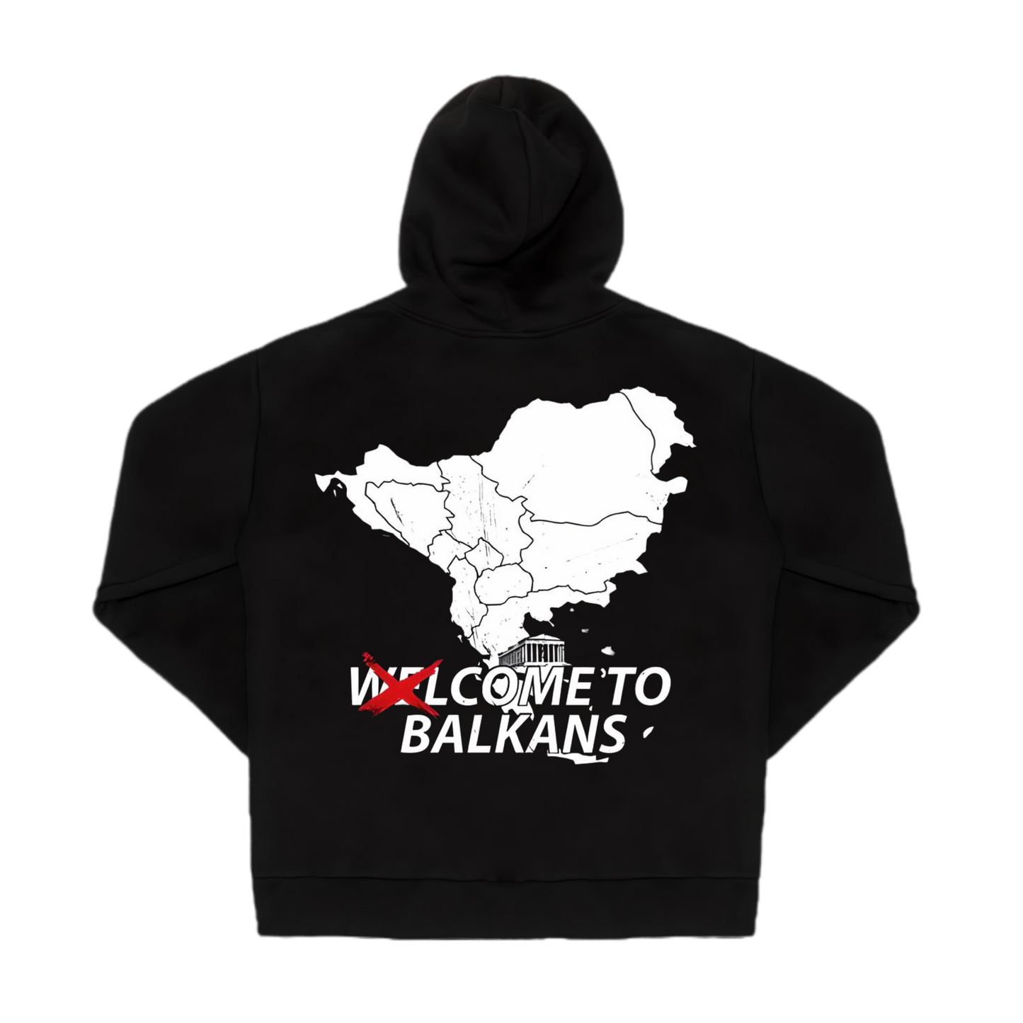 Hoodie Balkan Records Black